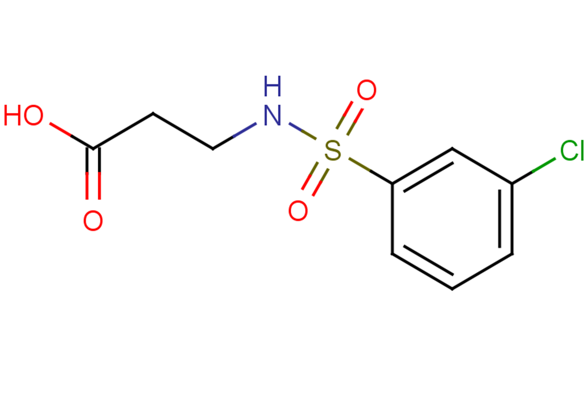3-[(3-chlorobenzene)sulfonamido]propanoic acid