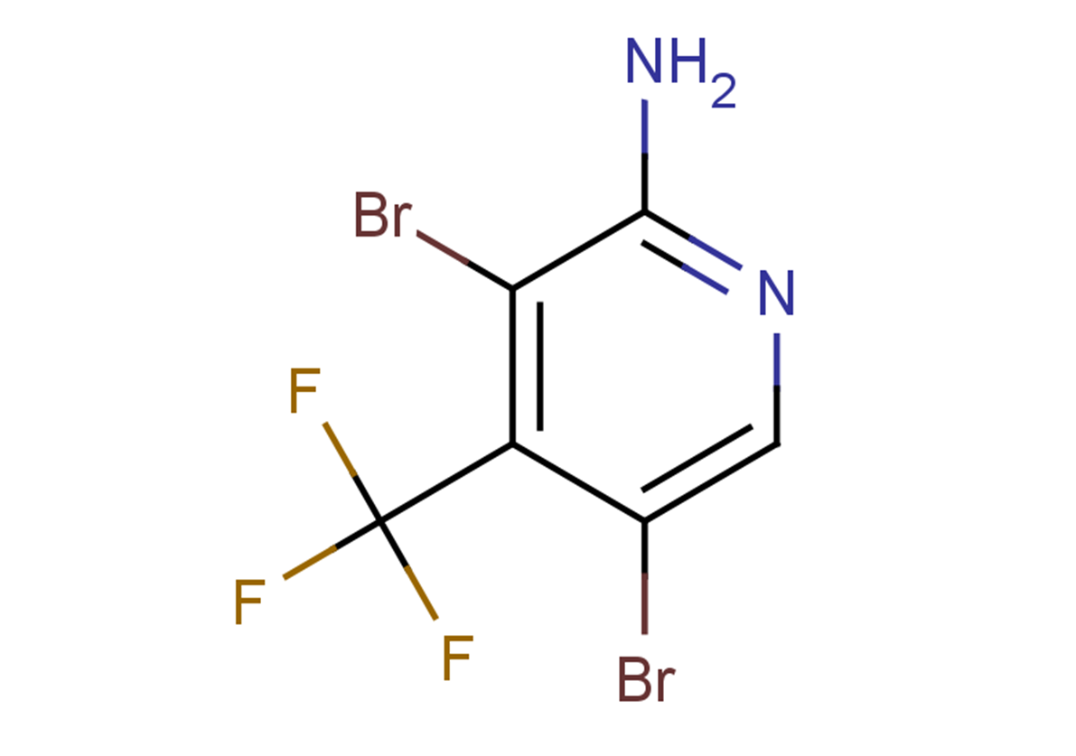 3,5-dibromo-4-(trifluoromethyl)pyridin-2-amine