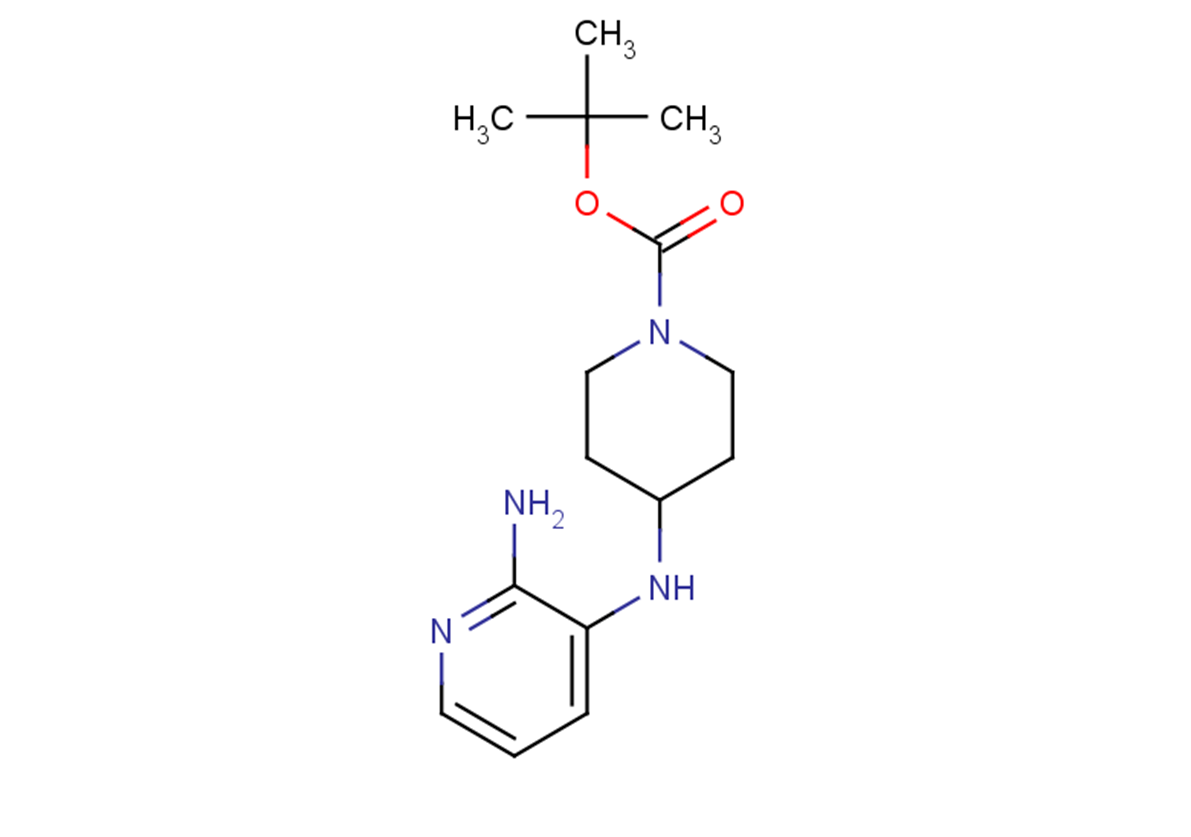 tert-butyl 4-[(2-aminopyridin-3-yl)amino]piperidine-1-carboxylate