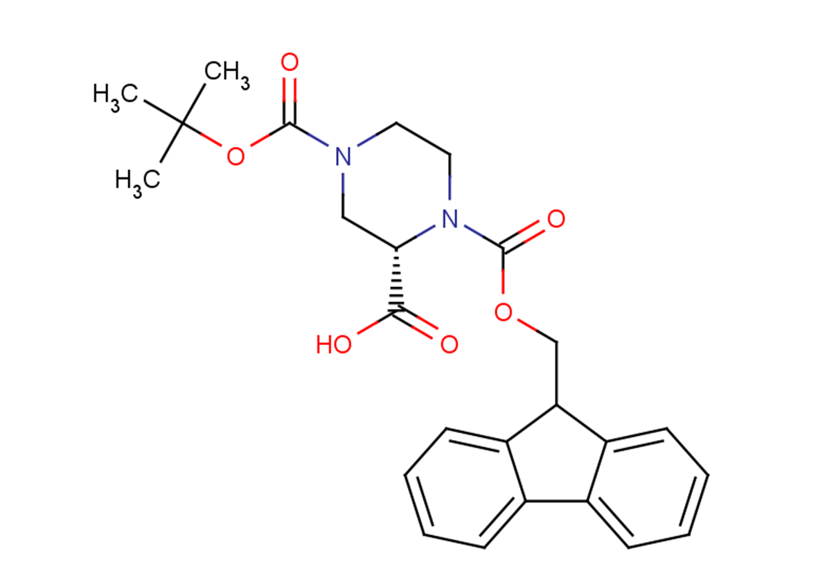 (2S)-4-[(tert-butoxy)carbonyl]-1-[(9H-fluoren-9-ylmethoxy)carbonyl]piperazine-2-carboxylic acid