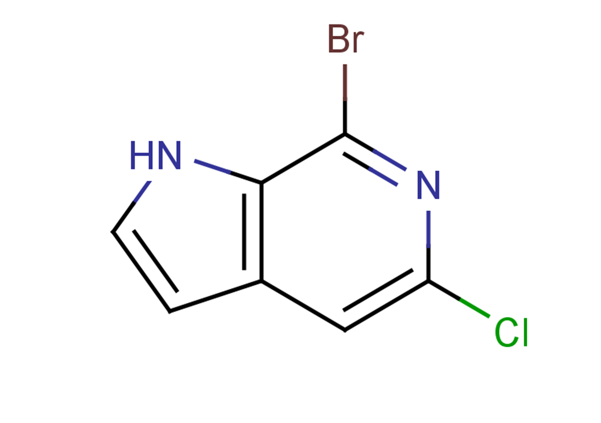7-bromo-5-chloro-1H-pyrrolo[2,3-c]pyridine