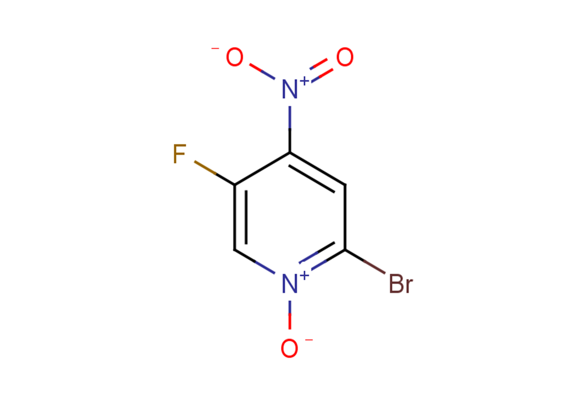 2-bromo-5-fluoro-4-nitropyridin-1-ium-1-olate