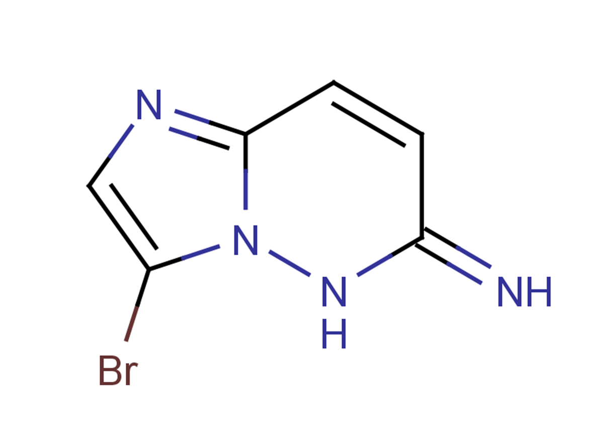 3-bromo-5H,6H-imidazo[1,2-b]pyridazin-6-imine