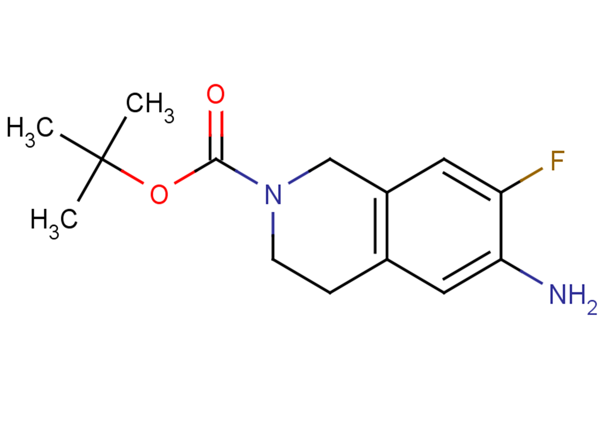 tert-butyl 6-amino-7-fluoro-1,2,3,4-tetrahydroisoquinoline-2-carboxylate