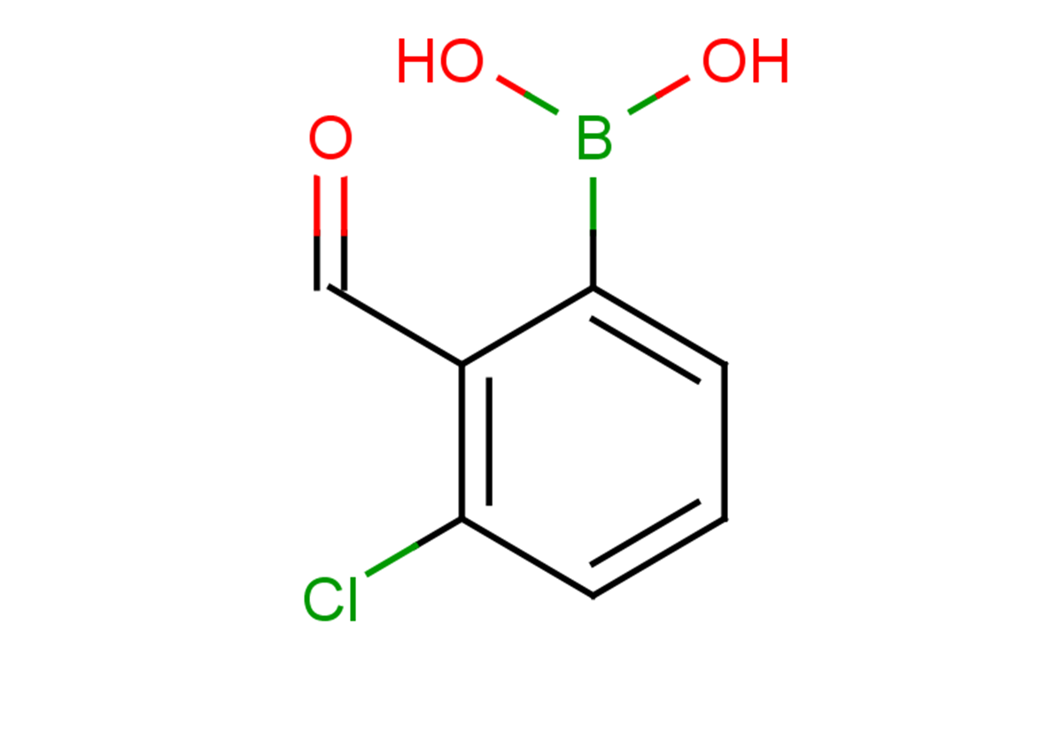 2-chloro-6-(dihydroxyboranyl)benzaldehyde
