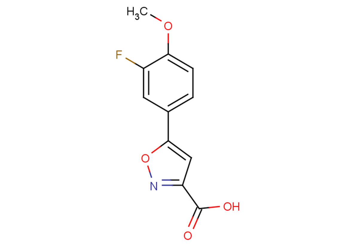 5-(3-fluoro-4-methoxyphenyl)-1,2-oxazole-3-carboxylic acid