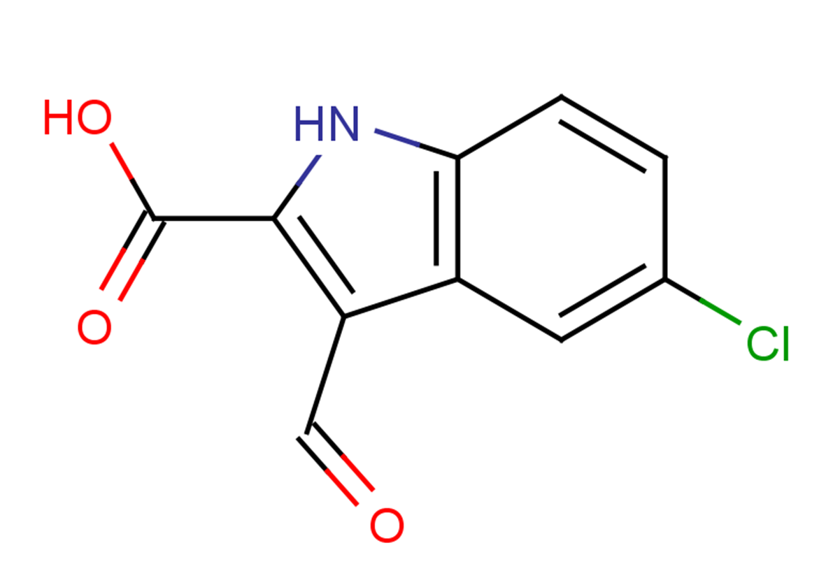 5-chloro-3-formyl-1H-indole-2-carboxylic acid