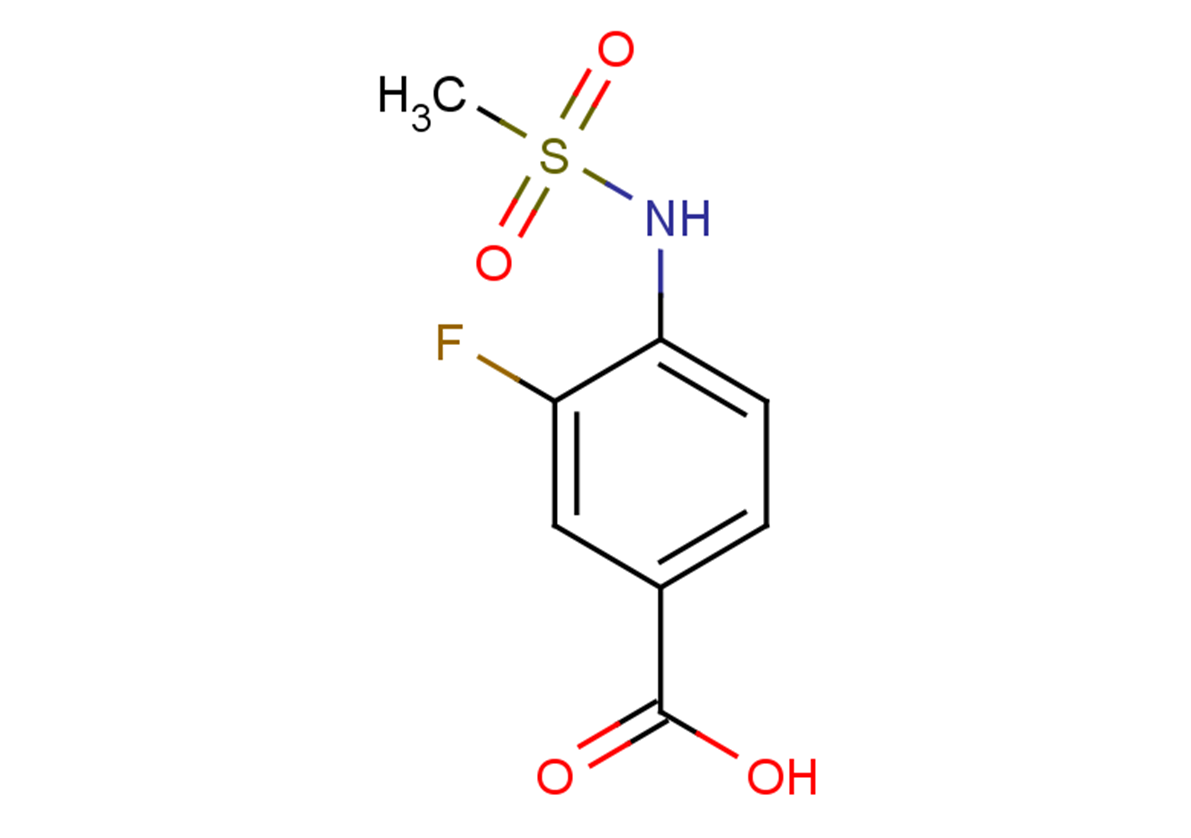3-fluoro-4-methanesulfonamidobenzoic acid