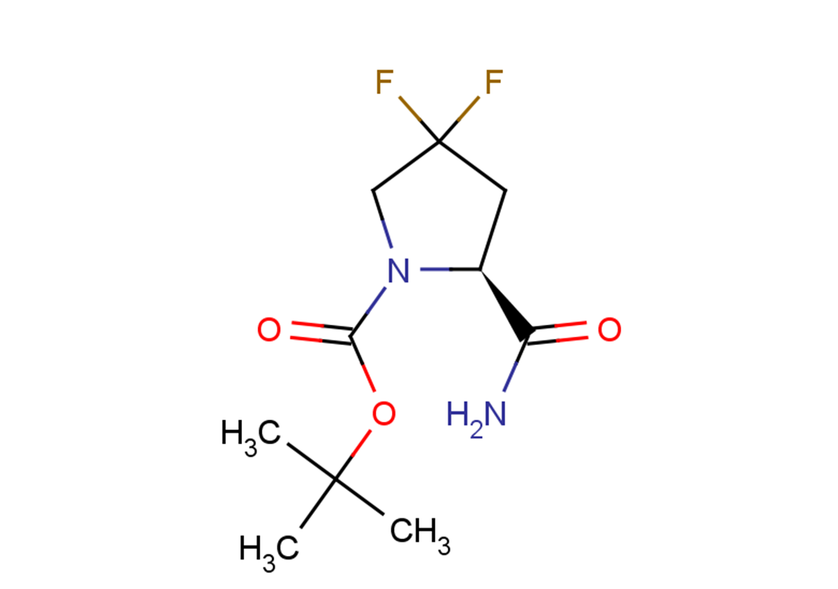 tert-butyl (2S)-2-carbamoyl-4,4-difluoropyrrolidine-1-carboxylate