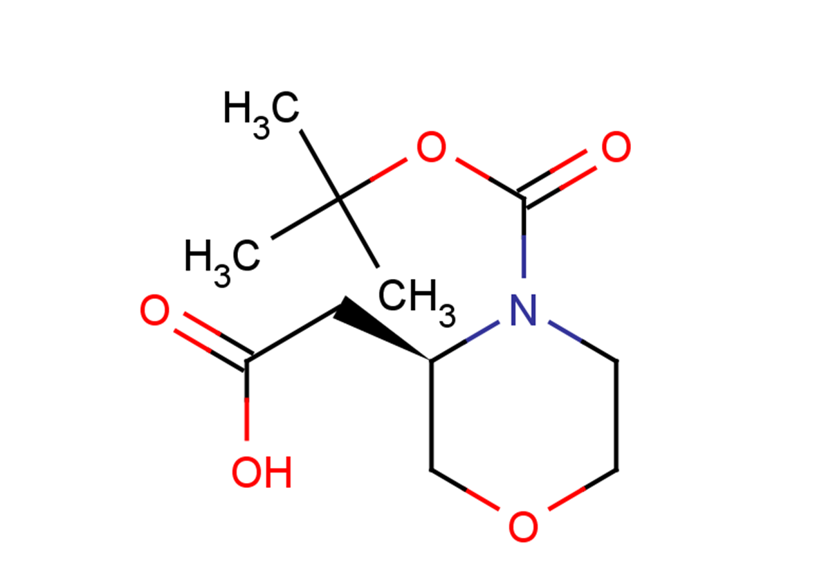 2-[(3R)-4-[(tert-butoxy)carbonyl]morpholin-3-yl]acetic acid