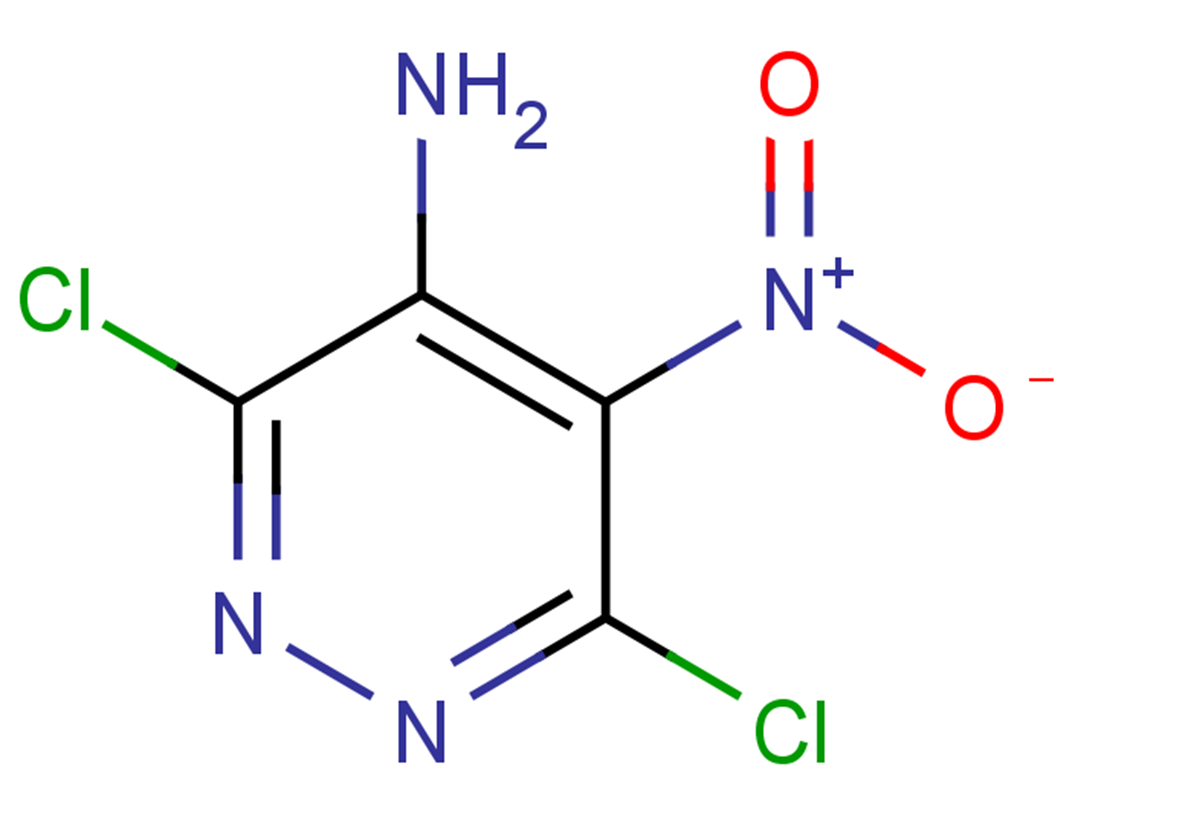 3,6-dichloro-5-nitropyridazin-4-amine