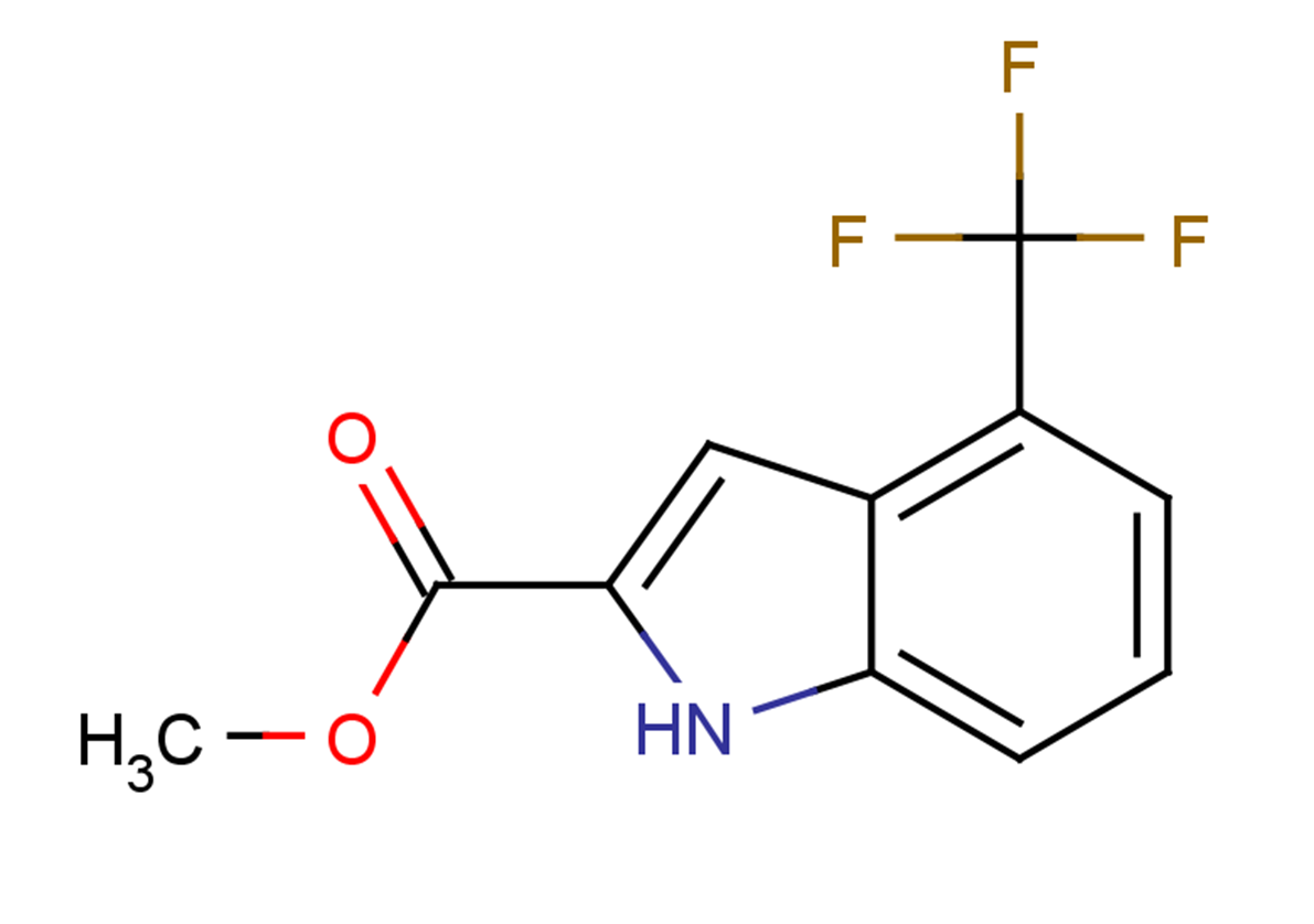 methyl 4-(trifluoromethyl)-1H-indole-2-carboxylate