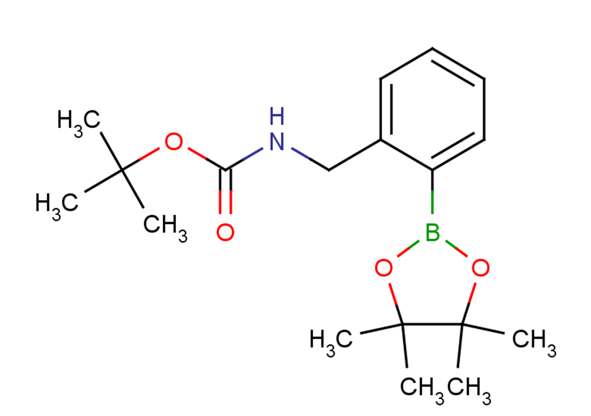 tert-butyl N-{[2-(4,4,5,5-tetramethyl-1,3,2-dioxaborolan-2-yl)phenyl]methyl}carbamate