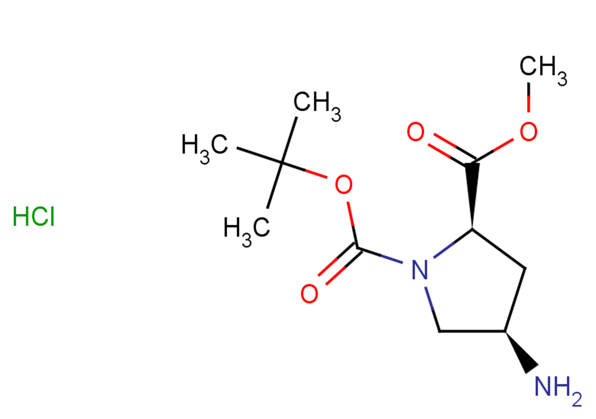1-tert-butyl 2-methyl (2R,4R)-4-aminopyrrolidine-1,2-dicarboxylate hydrochloride