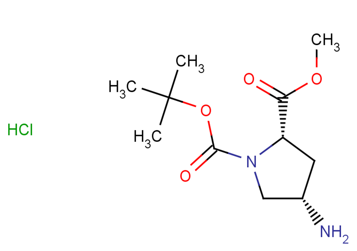 1-tert-butyl 2-methyl (2S,4S)-4-aminopyrrolidine-1,2-dicarboxylate hydrochloride