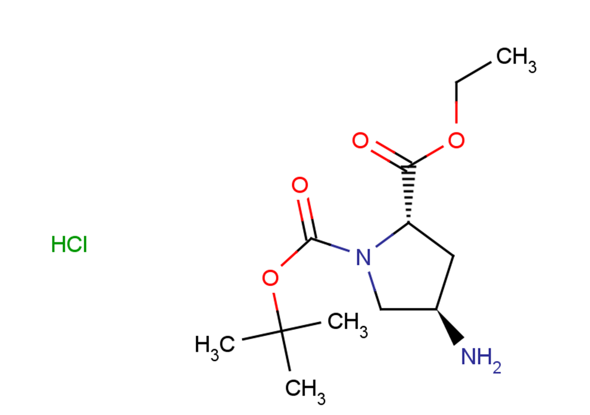 1-tert-butyl 2-ethyl (2S,4R)-4-aminopyrrolidine-1,2-dicarboxylate hydrochloride