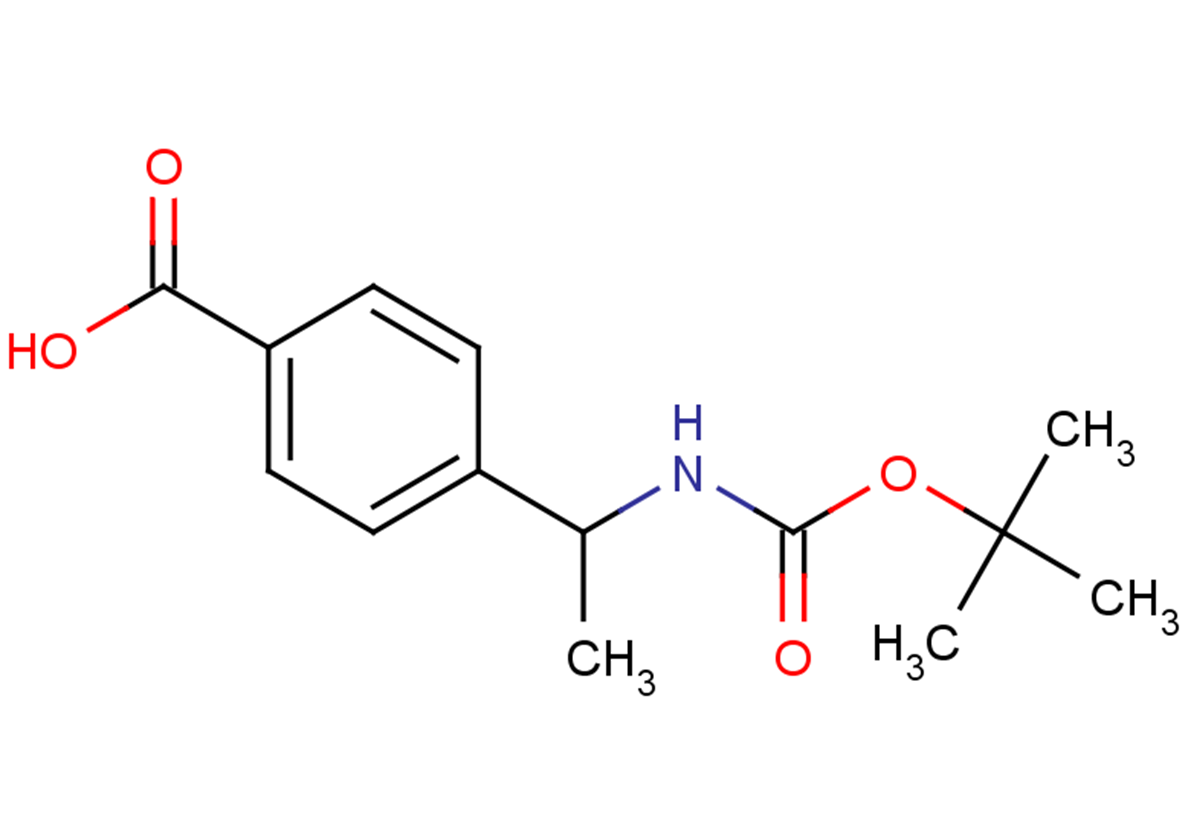 4-(1-{[(tert-butoxy)carbonyl]amino}ethyl)benzoic acid