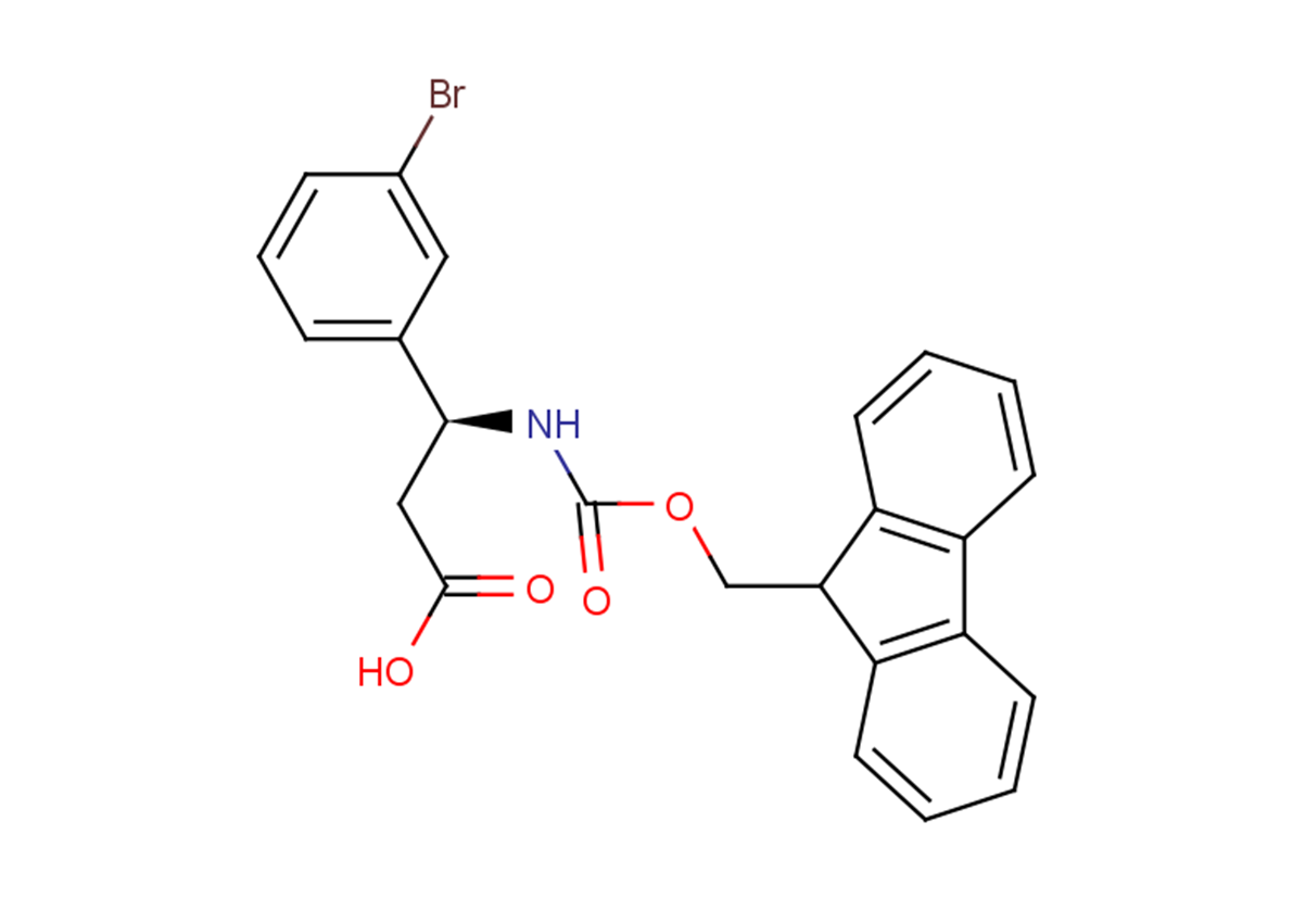 (3S)-3-(3-bromophenyl)-3-{[(9H-fluoren-9-ylmethoxy)carbonyl]amino}propanoic acid