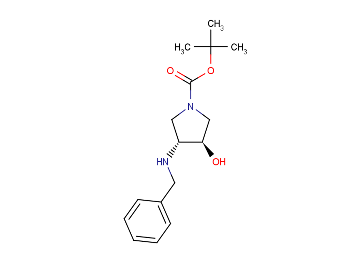 tert-butyl (3R,4R)-3-(benzylamino)-4-hydroxypyrrolidine-1-carboxylate