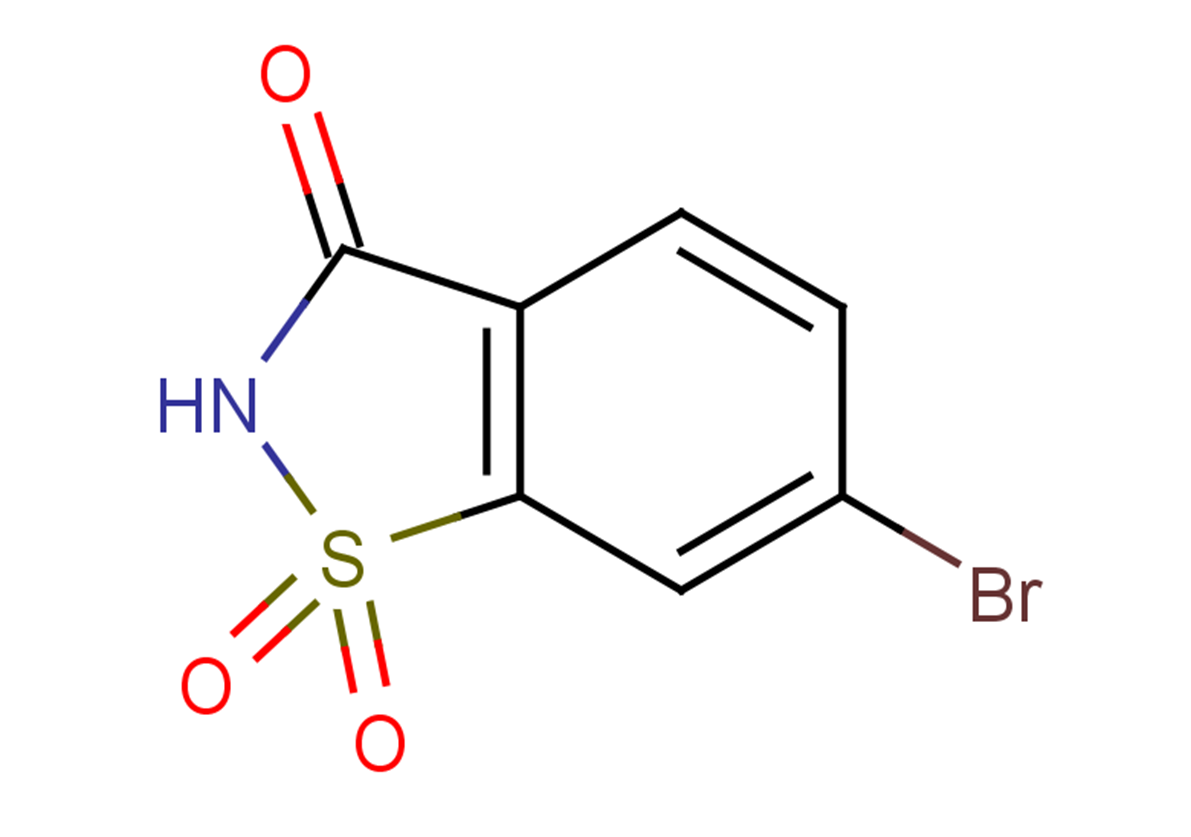 6-bromo-2,3-dihydro-1$l^{6},2-benzothiazole-1,1,3-trione