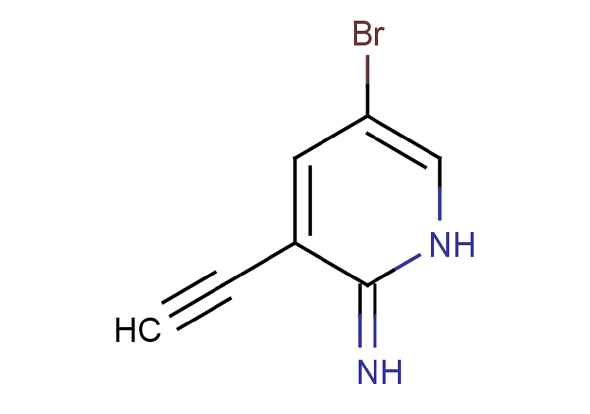 5-bromo-3-ethynyl-1,2-dihydropyridin-2-imine