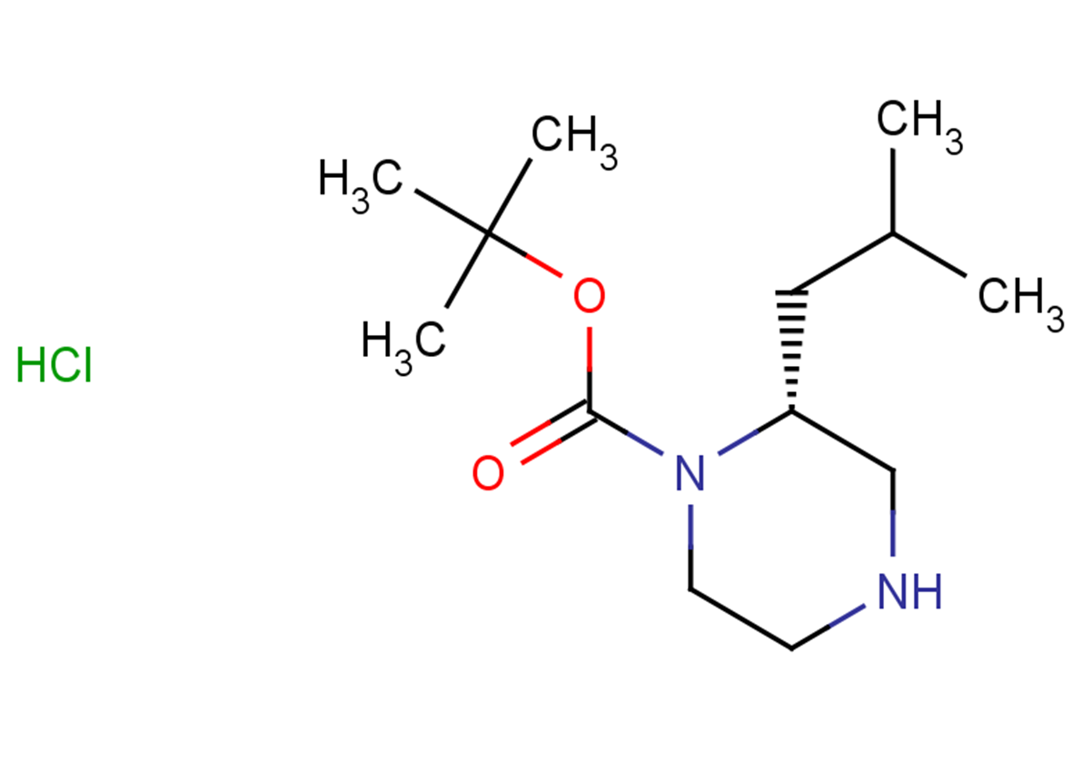 tert-butyl (2R)-2-(2-methylpropyl)piperazine-1-carboxylate hydrochloride