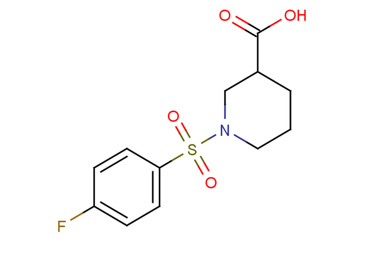 1-[(4-fluorobenzene)sulfonyl]piperidine-3-carboxylic acid