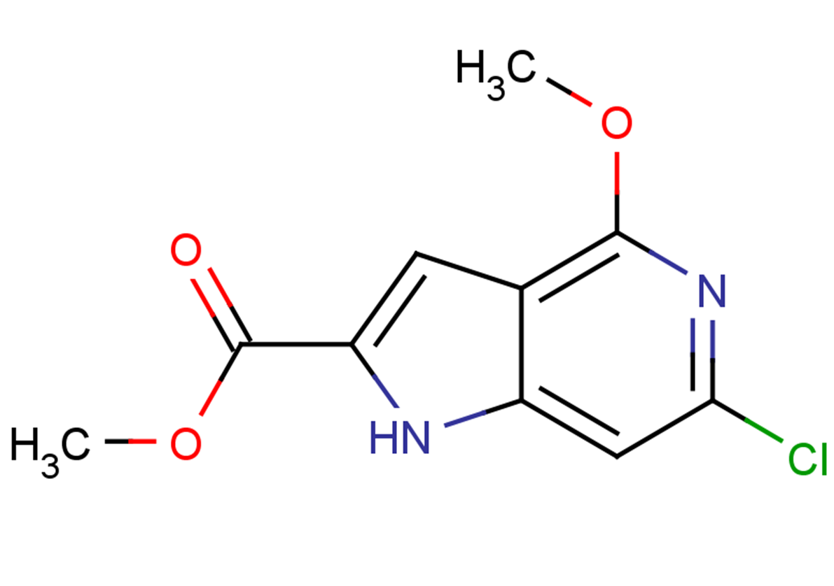 methyl 6-chloro-4-methoxy-1H-pyrrolo[3,2-c]pyridine-2-carboxylate