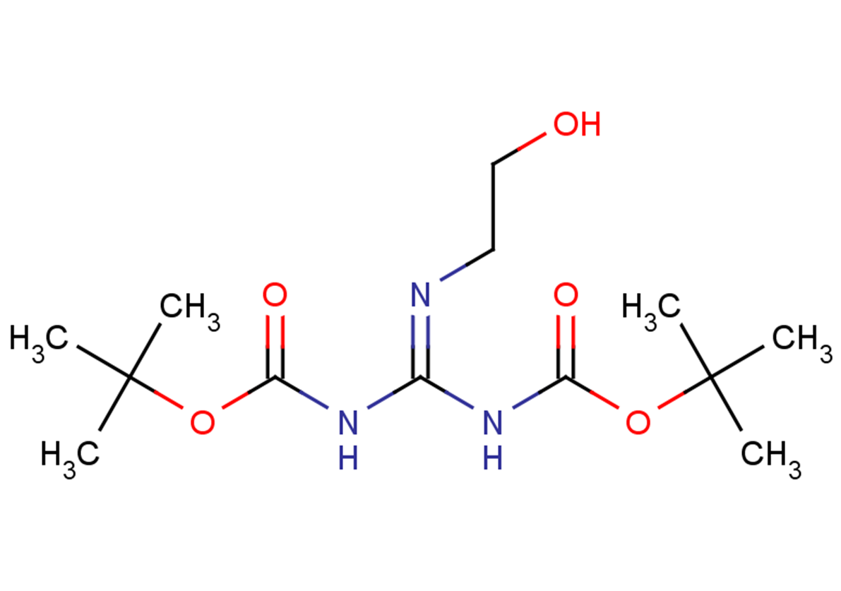 tert-butyl N-({[(tert-butoxy)carbonyl]amino}[(2-hydroxyethyl)imino]methyl)carbamate