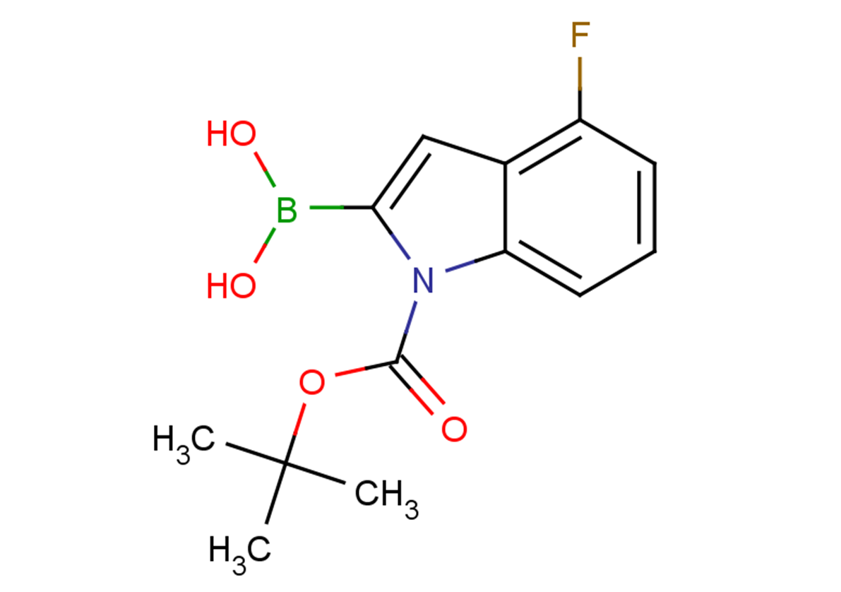 tert-butyl 2-(dihydroxyboranyl)-4-fluoro-1H-indole-1-carboxylate