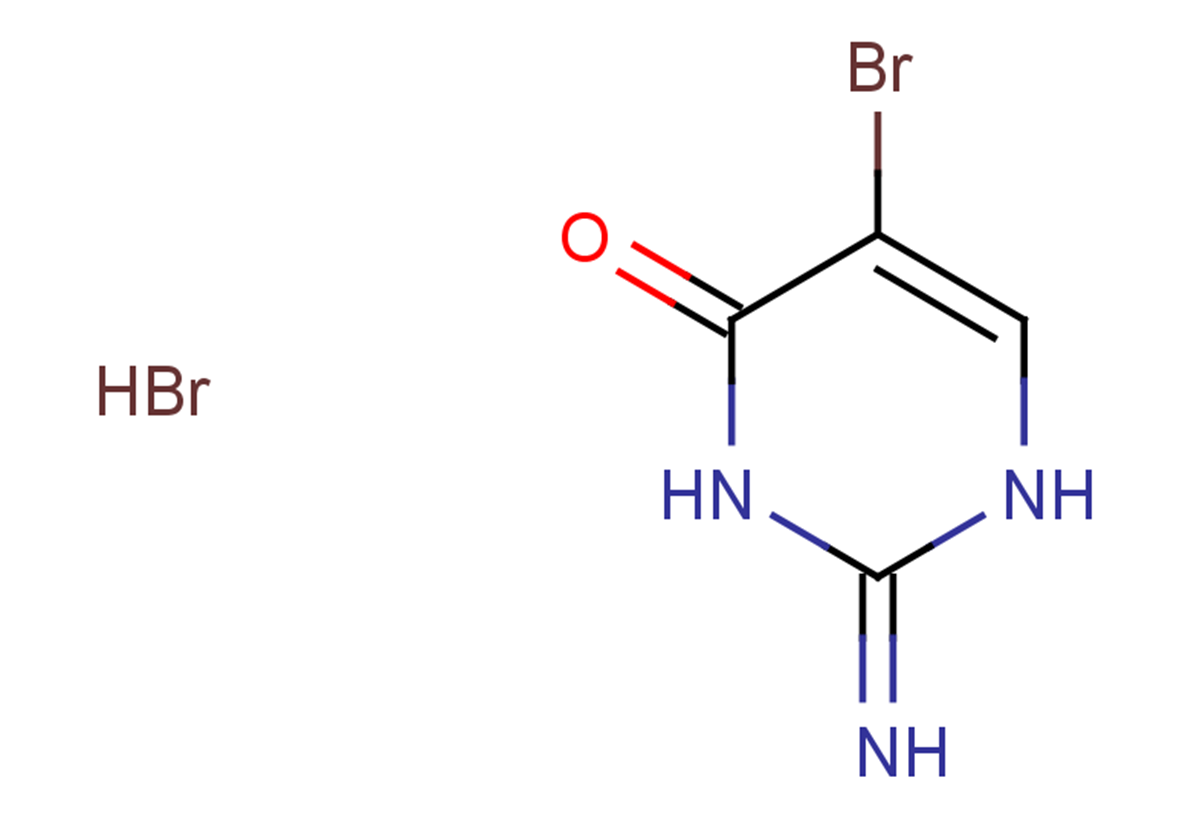 5-bromo-2-imino-1,2,3,4-tetrahydropyrimidin-4-one hydrobromide