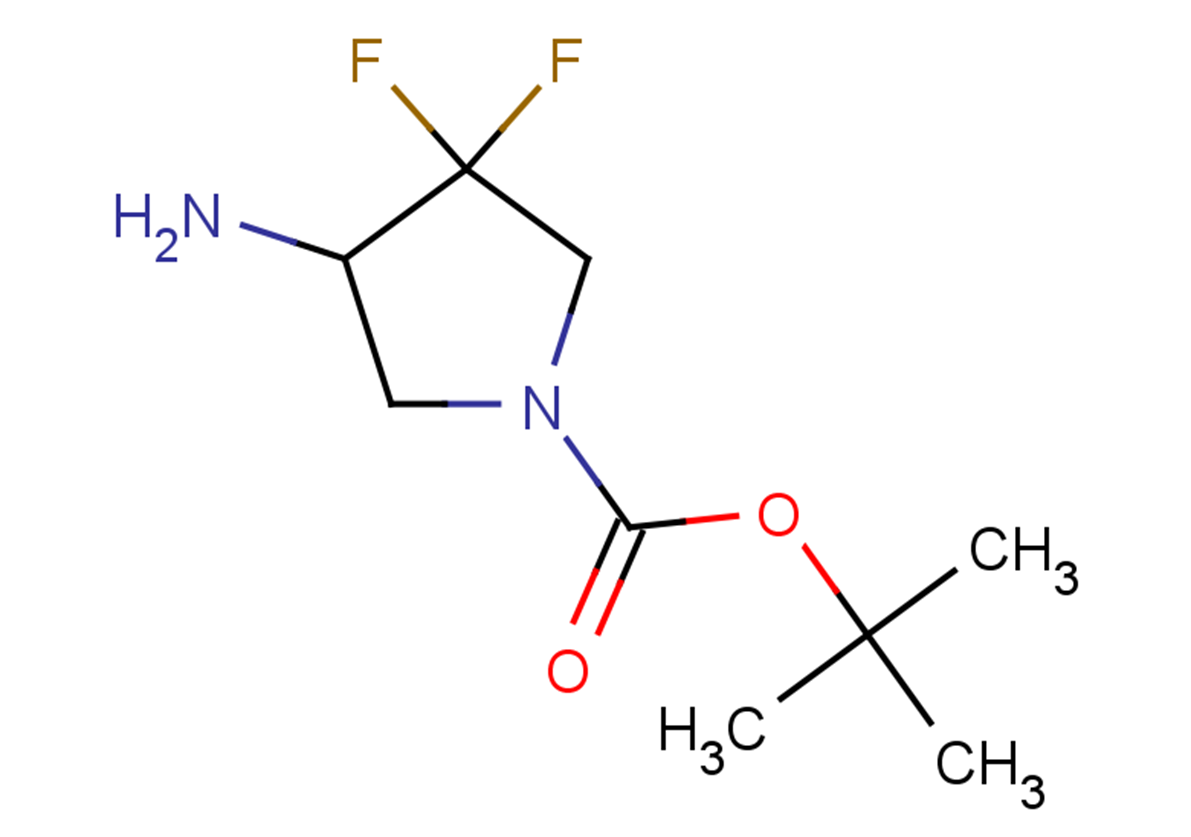 tert-butyl 4-amino-3,3-difluoropyrrolidine-1-carboxylate