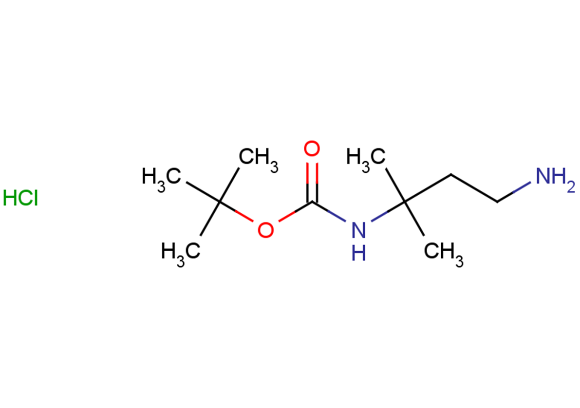 tert-butyl N-(4-amino-2-methylbutan-2-yl)carbamate hydrochloride