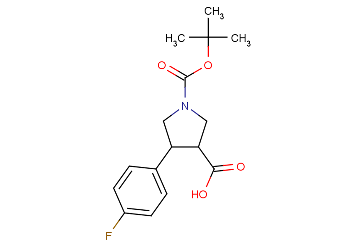 1-[(tert-butoxy)carbonyl]-4-(4-fluorophenyl)pyrrolidine-3-carboxylic acid