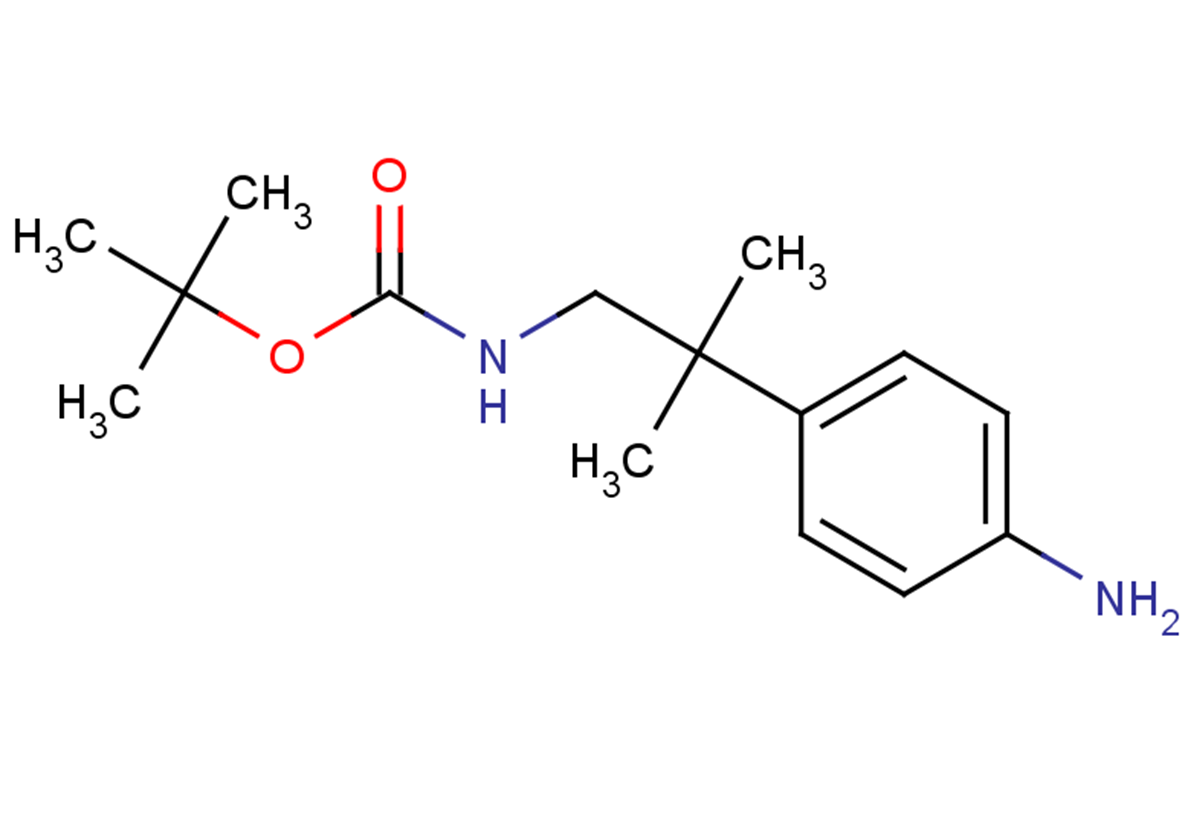 tert-butyl N-[2-(4-aminophenyl)-2-methylpropyl]carbamate