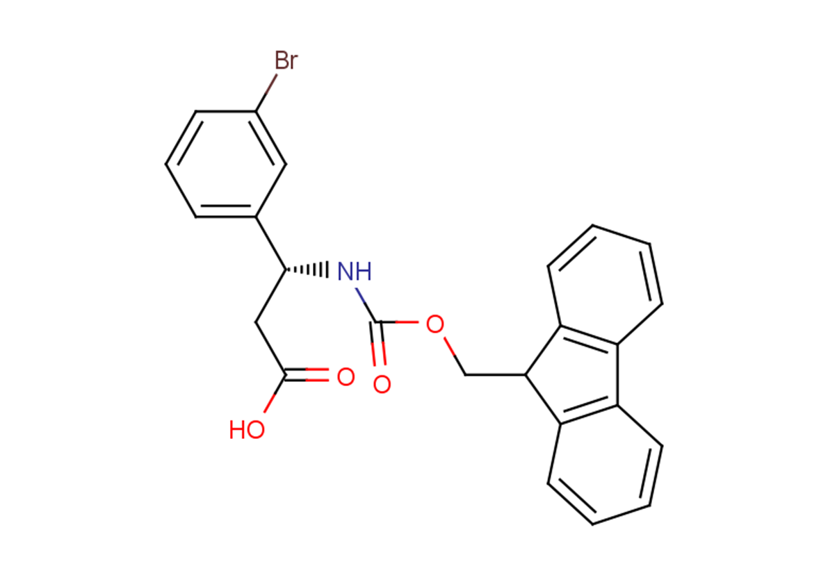 (3R)-3-(3-bromophenyl)-3-{[(9H-fluoren-9-ylmethoxy)carbonyl]amino}propanoic acid