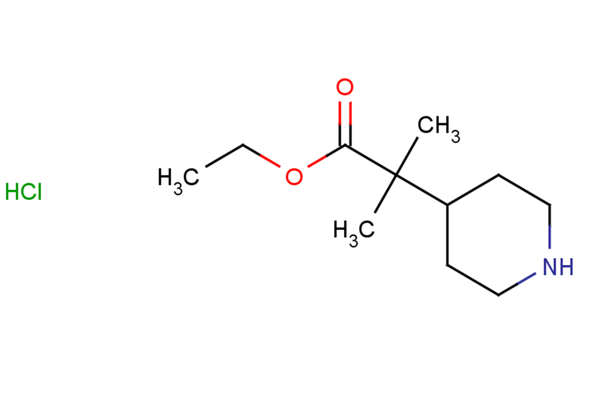 ethyl 2-methyl-2-(piperidin-4-yl)propanoate hydrochloride