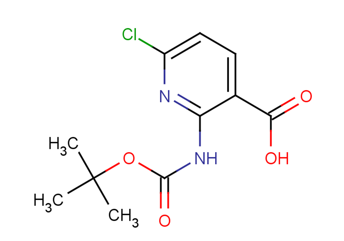 2-{[(tert-butoxy)carbonyl]amino}-6-chloropyridine-3-carboxylic acid