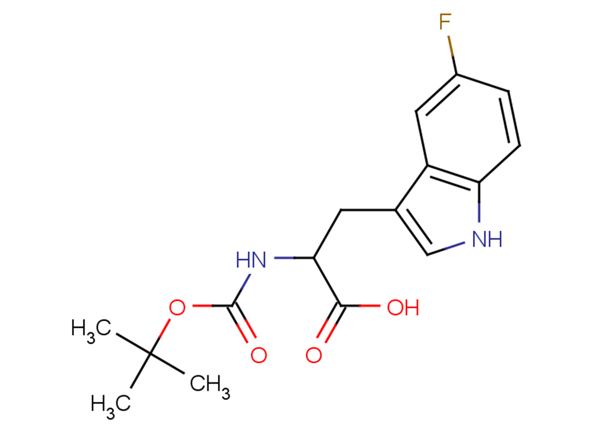2-{[(tert-butoxy)carbonyl]amino}-3-(5-fluoro-1H-indol-3-yl)propanoic acid