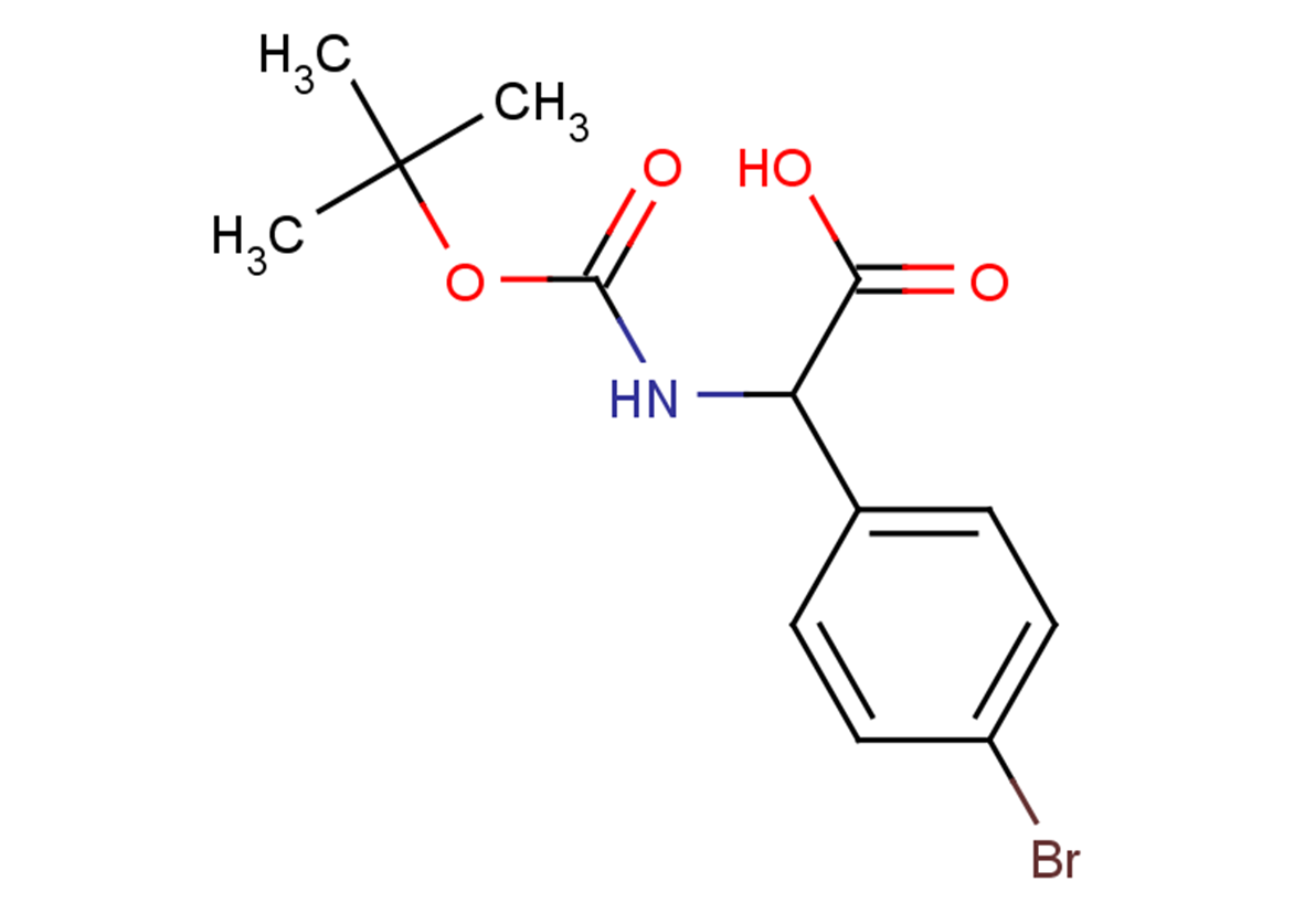 2-(4-bromophenyl)-2-{[(tert-butoxy)carbonyl]amino}acetic acid