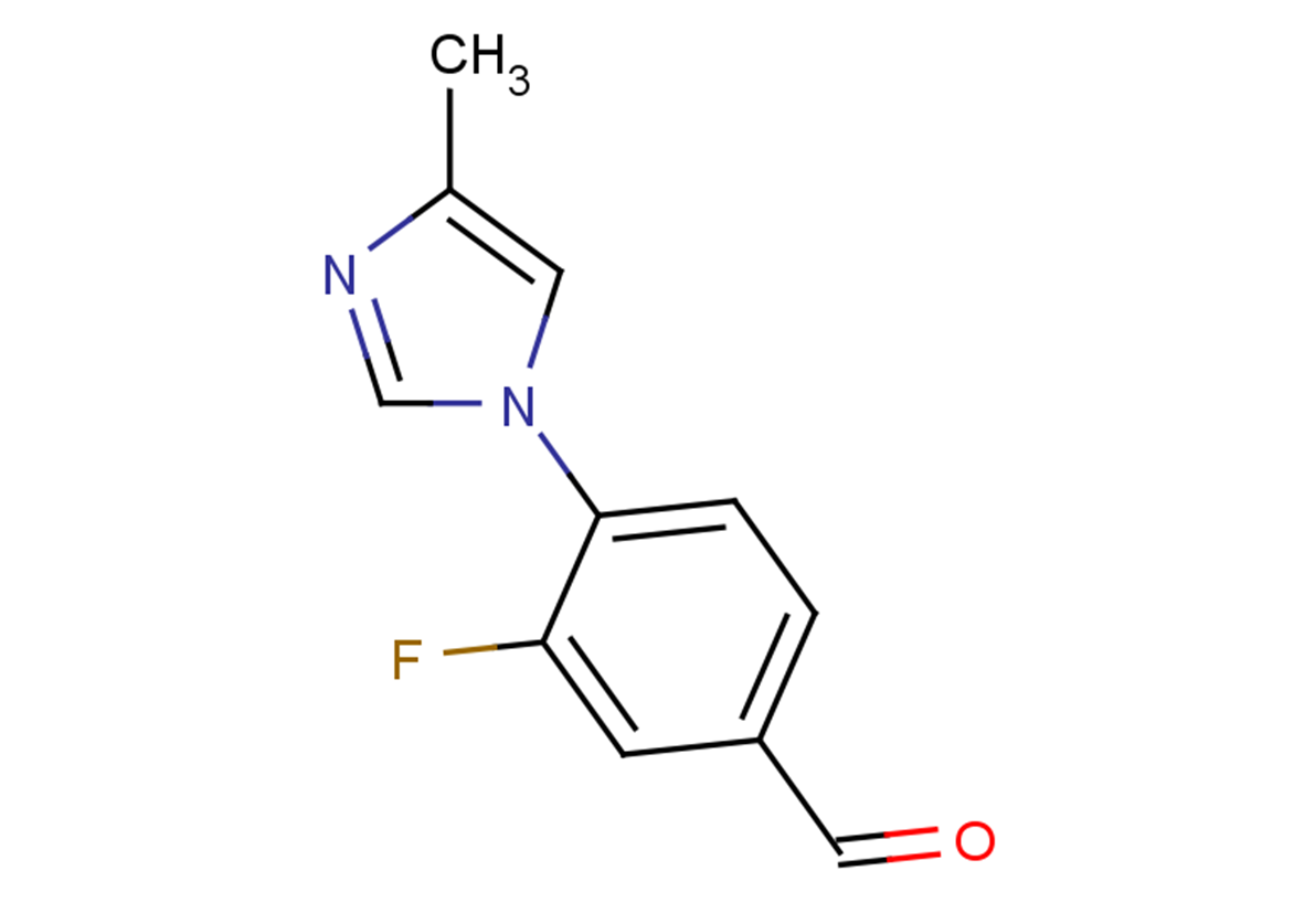 3-fluoro-4-(4-methyl-1H-imidazol-1-yl)benzaldehyde