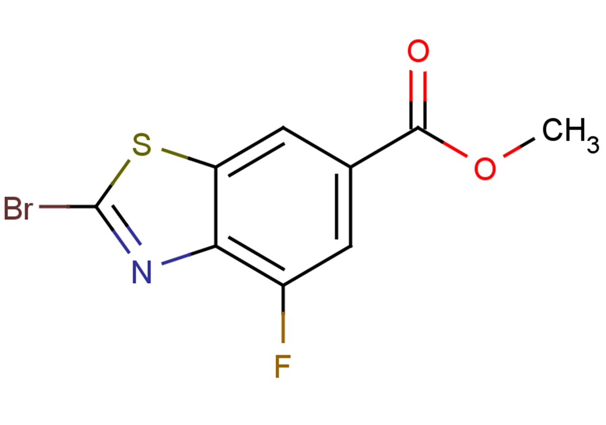 methyl 2-bromo-4-fluoro-1,3-benzothiazole-6-carboxylate