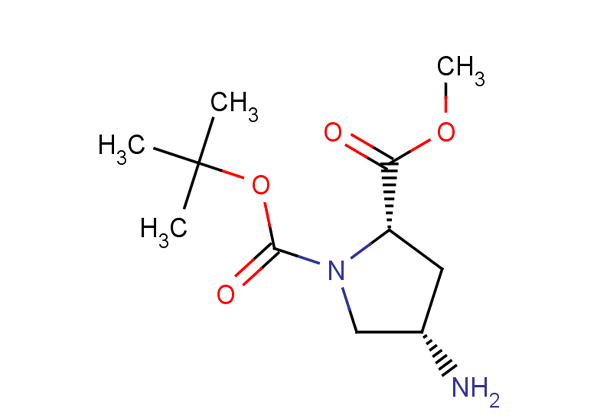1-tert-butyl 2-methyl (2S,4S)-4-aminopyrrolidine-1,2-dicarboxylate