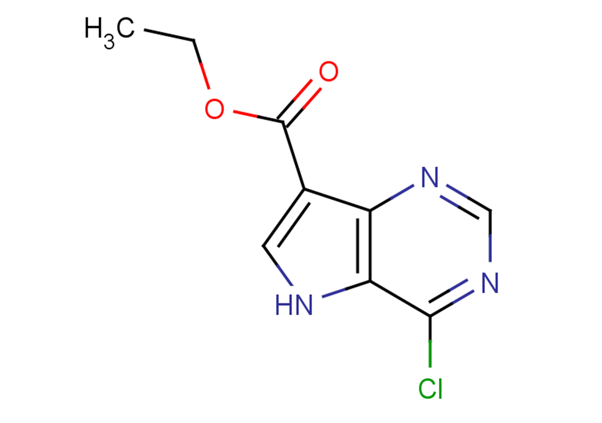 ethyl 4-chloro-5H-pyrrolo[3,2-d]pyrimidine-7-carboxylate