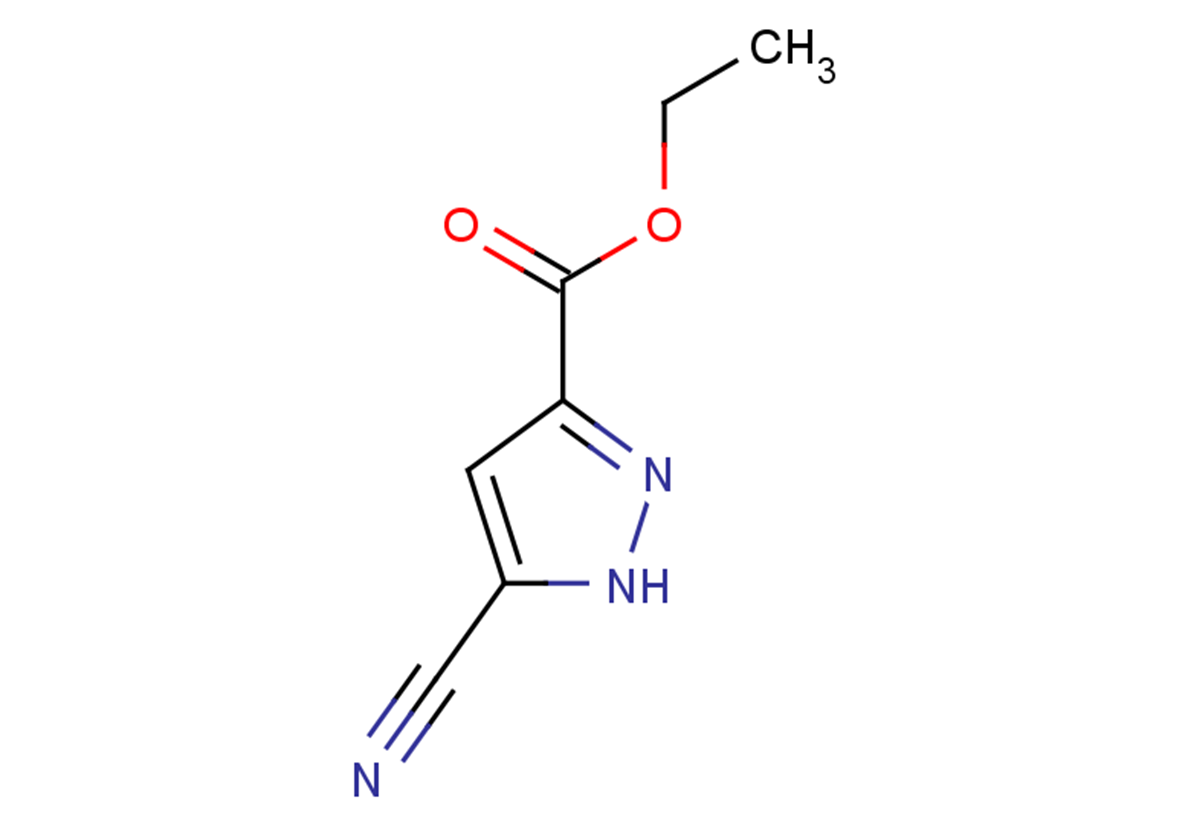 ethyl 5-cyano-1H-pyrazole-3-carboxylate
