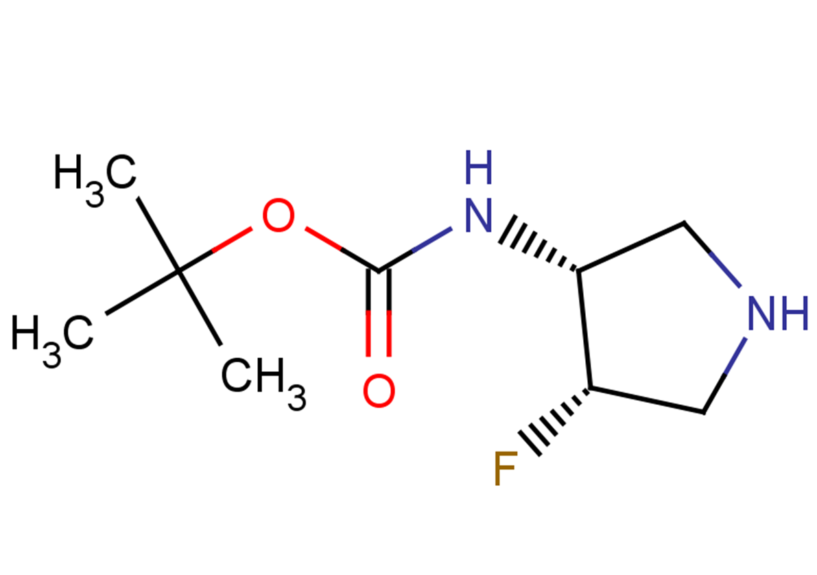 tert-butyl N-[(3R,4S)-4-fluoropyrrolidin-3-yl]carbamate