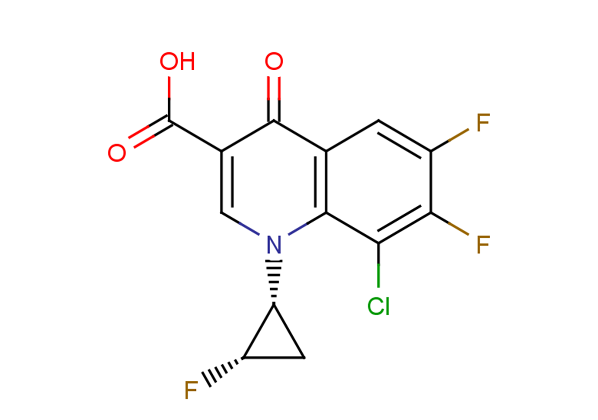 8-chloro-6,7-difluoro-1-[(1R,2S)-2-fluorocyclopropyl]-4-oxo-1,4-dihydroquinoline-3-carboxylic acid