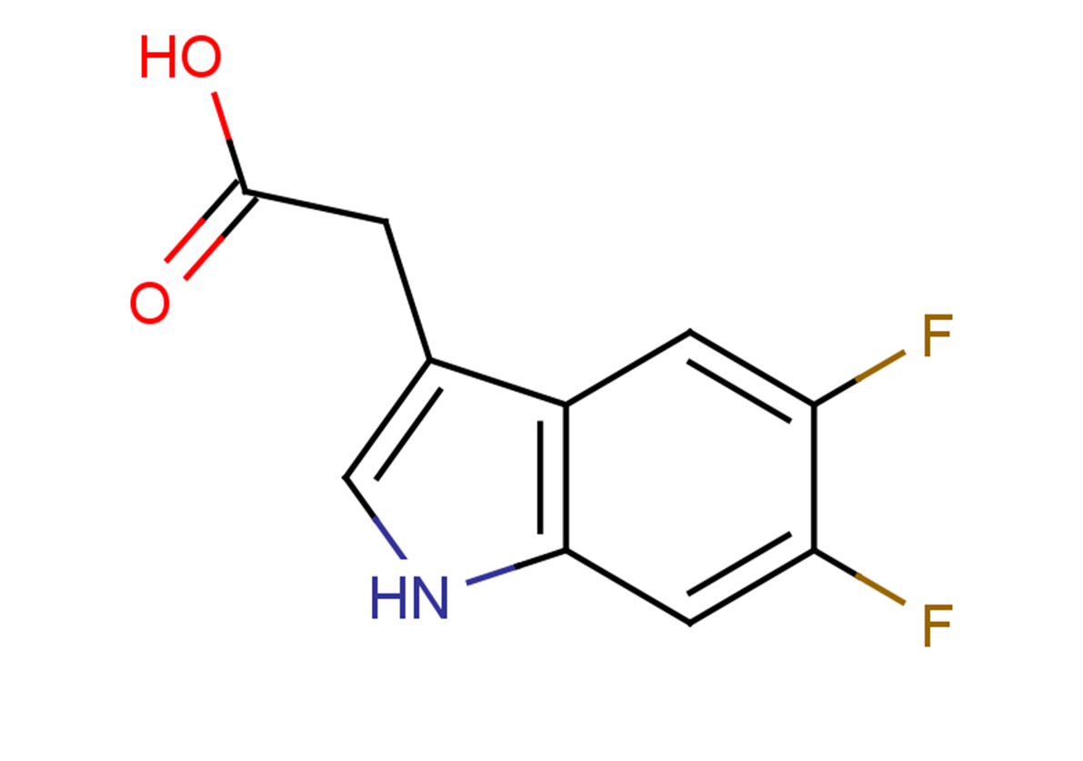 2-(5,6-difluoro-1H-indol-3-yl)acetic acid