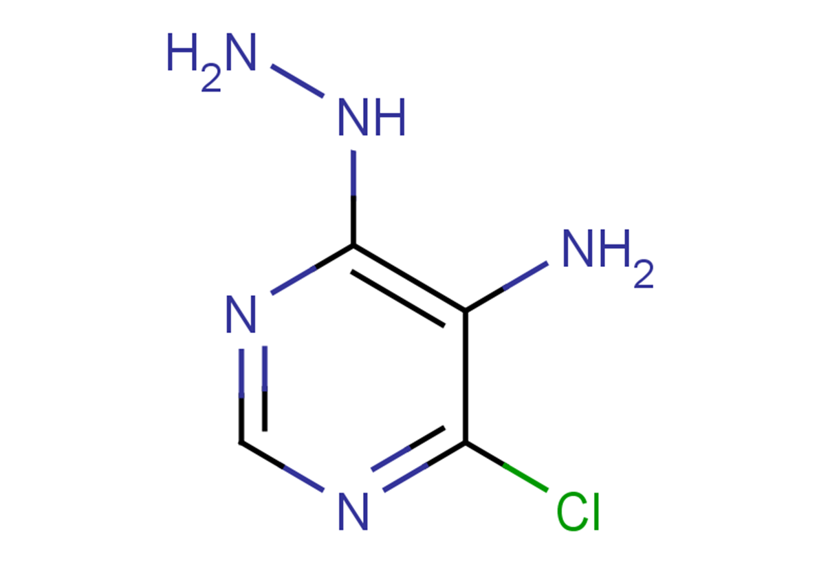 4-chloro-6-hydrazinylpyrimidin-5-amine