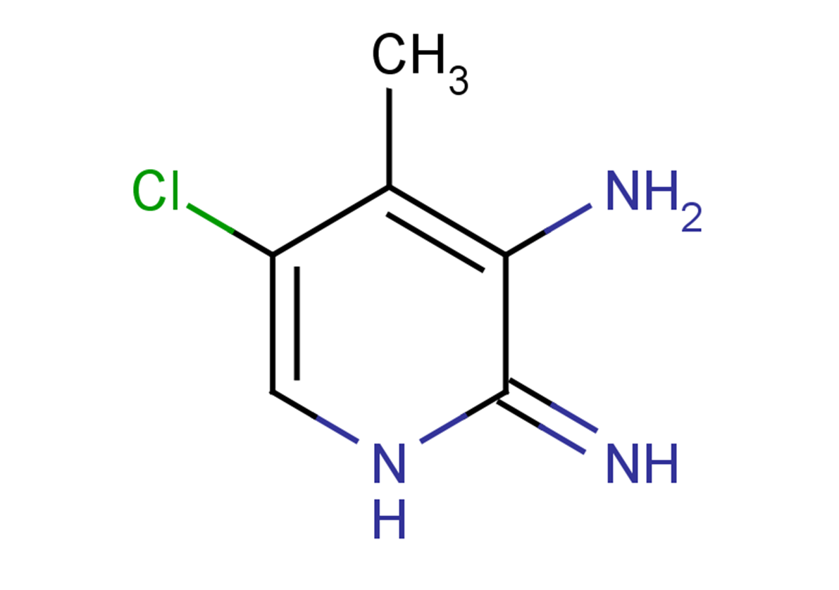 5-chloro-2-imino-4-methyl-1,2-dihydropyridin-3-amine